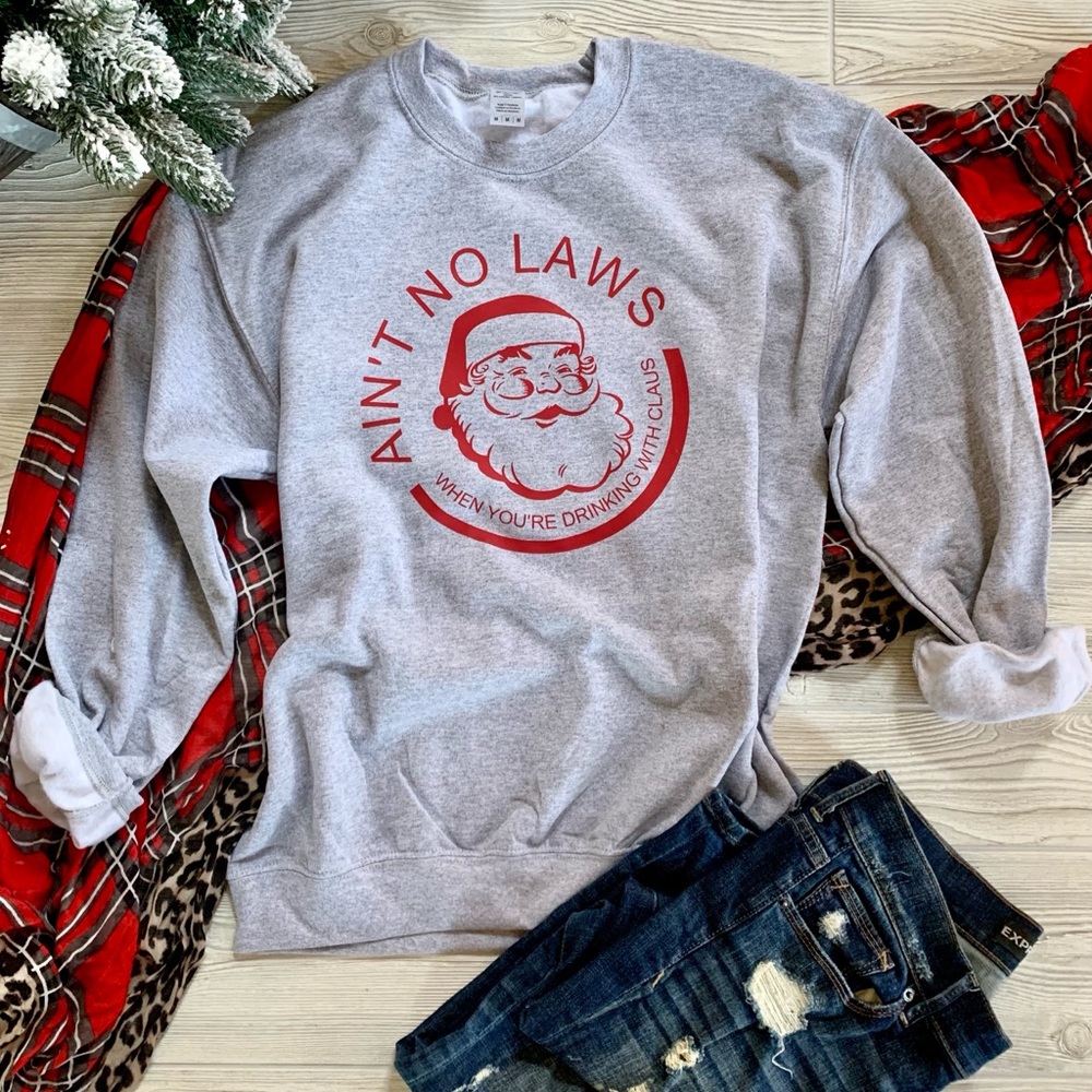 Santa White Claws Sweatshirt